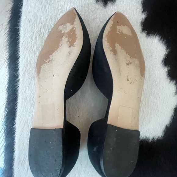 🖤J Crew Audrey Flats in Black Suede Size 5 - Picture 5 of 9